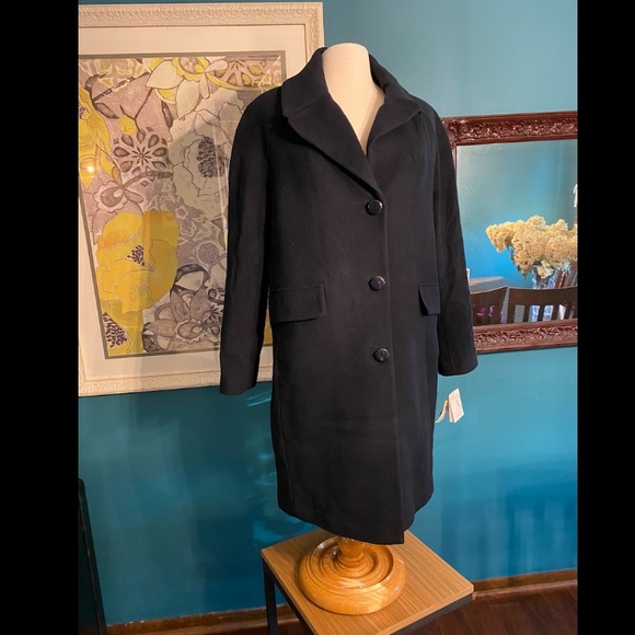 Kate Spade Peacoat - Twill Wool